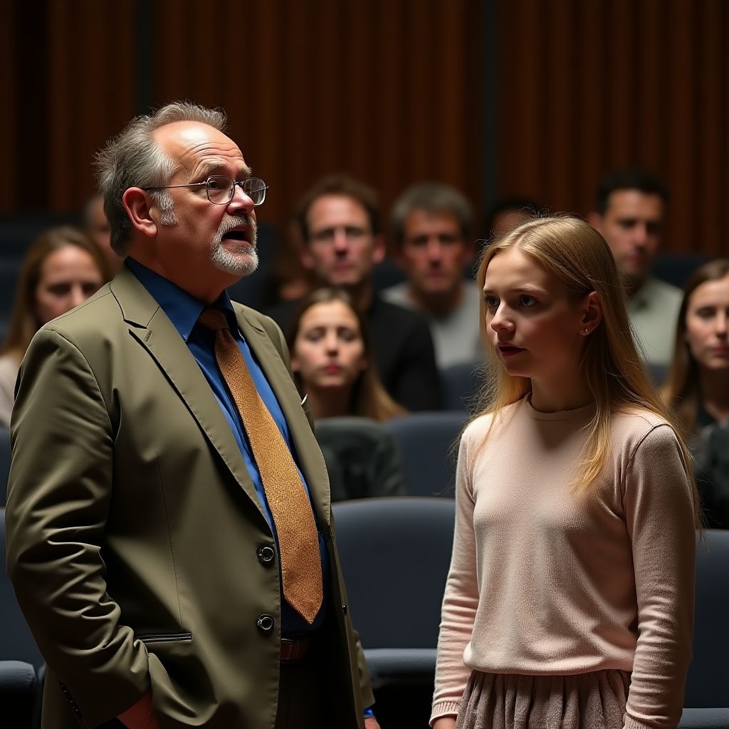 Школьное собрание прервала фраза, от которой все замерли